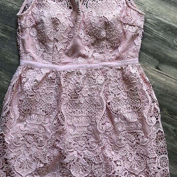 black lace dress buy Better Believe Lace Insert Maxi Dress Black
